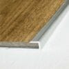 Durable Aluminium C63 Anodised LVT U Edging Profile Threshold For 5mm Flooring