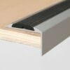 Anti Slip Stair Nosing 46 x 30mm A38 Anodised Aluminium Rubber Edge Trim